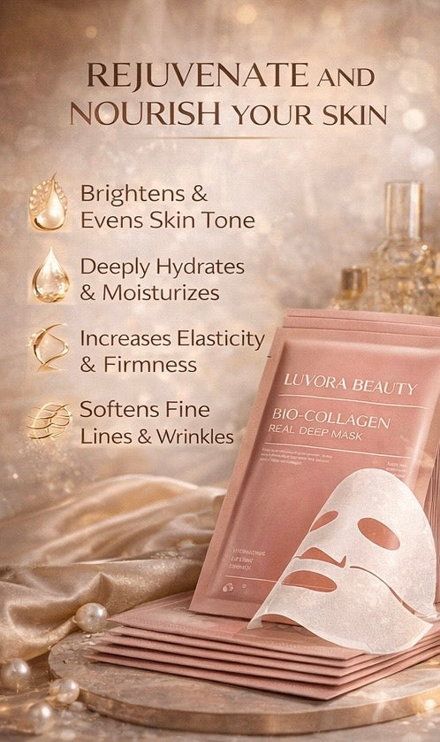 Luvora Beauty™ Bio-Collagen Glow Mask