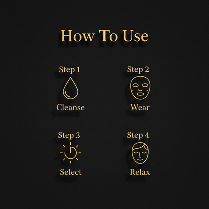 How To Use - Luvora Beauty LED Mask