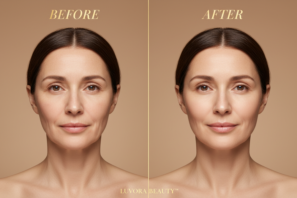 Luvora Beauty Anti-Aging Before & After