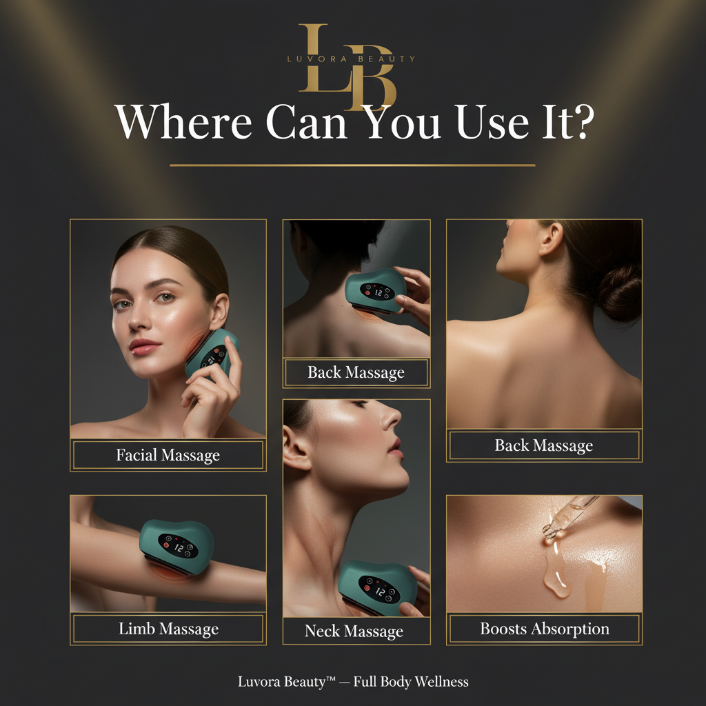 Luvora Beauty Usage Locations