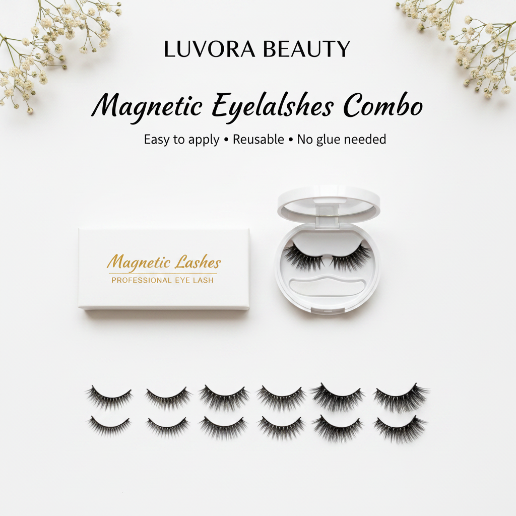 Magnetic Lashes Flat Lay
